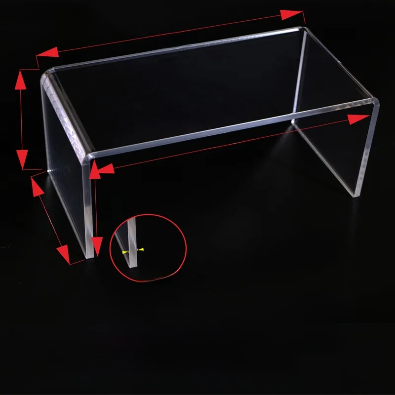 Acrylic U-aped Transparent Multi-Layered Jewelry Display Stand Holder Organizer Cabinet Divider for Figurines And Accories