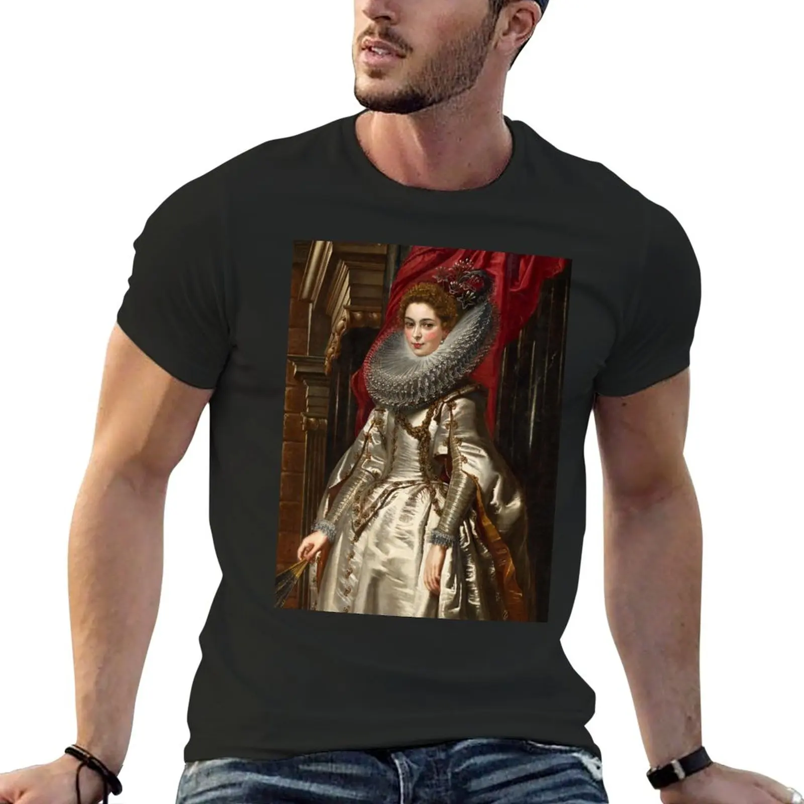 

Marchesa Brigida Spinola Doria, by Peter Paul Rubens T-Shirt Aesthetic clothing Tee shirt oversizeds summer top t shirts men