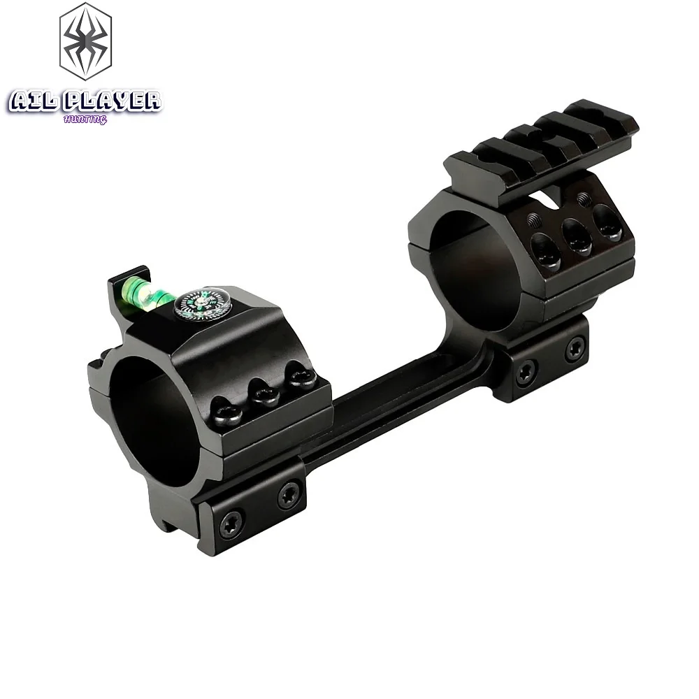 Dovetail Rail Scope Mounts with Bubble Level, Adjustable Scope Rings, 1 Piece, 25.4mm, 30mm, 11mm, Tactical