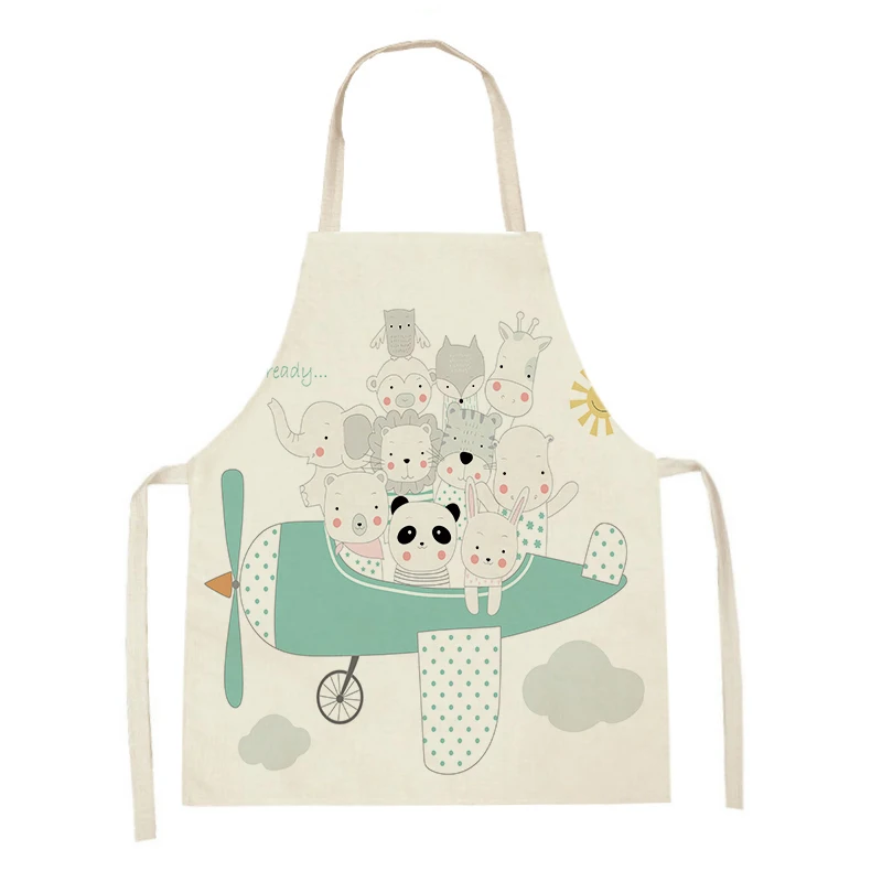 

Cute Cartoon Koala Snails Pattern Kitchen Apron Baking Accessories Aprons for Women Household Cleaning Supplies Apron