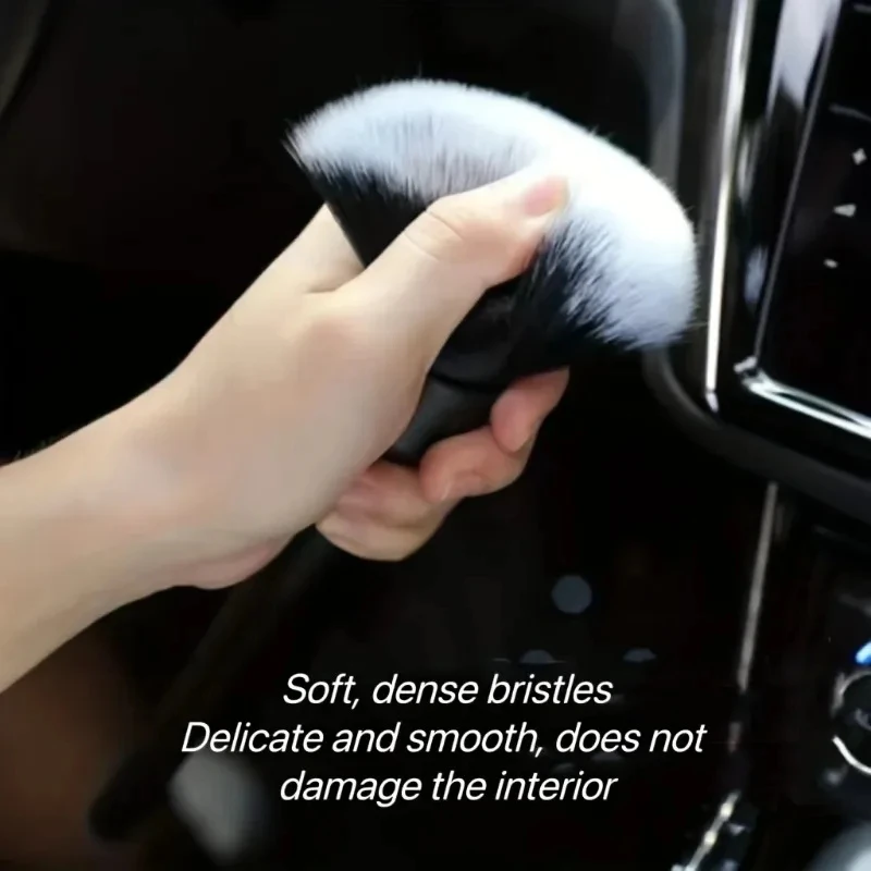 1pcs Car Interior Detailing Brush Soft Bristle Cleaning Brush Motorcycle CarCleaning Tool Auto Detail Dash Duster Brush BEST SELLERS