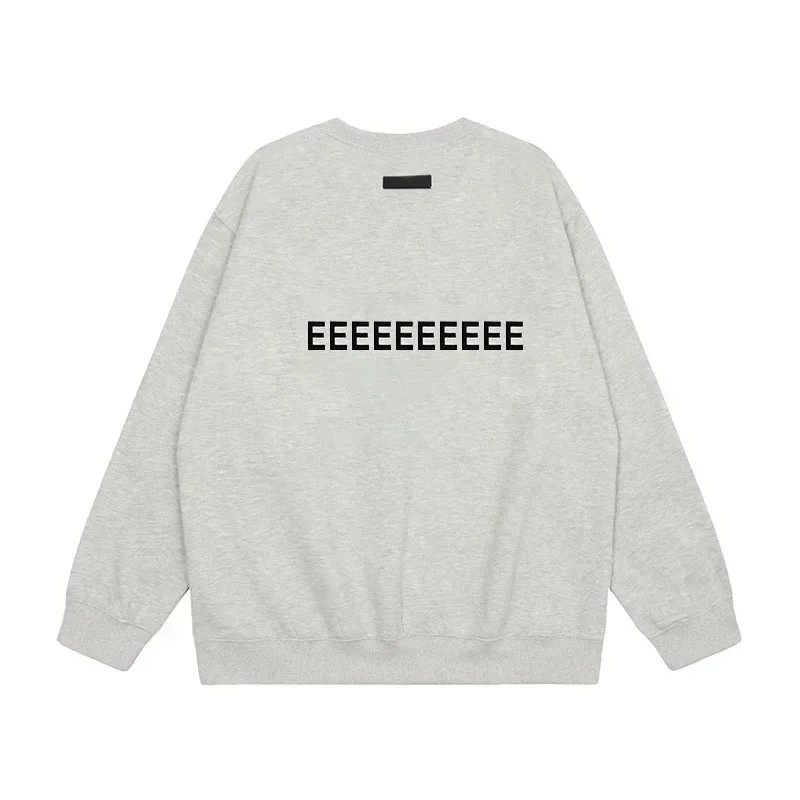 Designer Oversized Hoodie - Luxury Mens Flocked Logo Sweatshirt