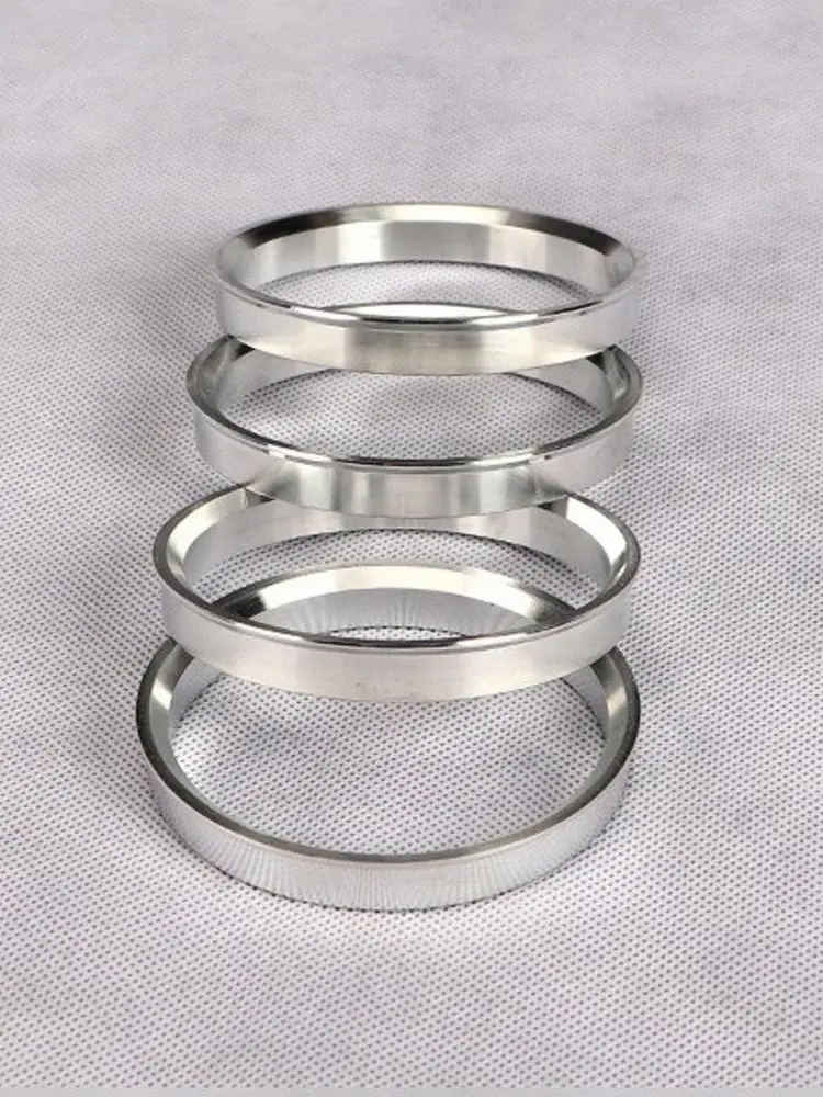4pcs Aluminium Wheel Hub Centric Rings ID 65.1mm Car Hub to 69.85/70.4/71.12/72.62/73/74.1/75/76/78.1mm Wheel Bore OD