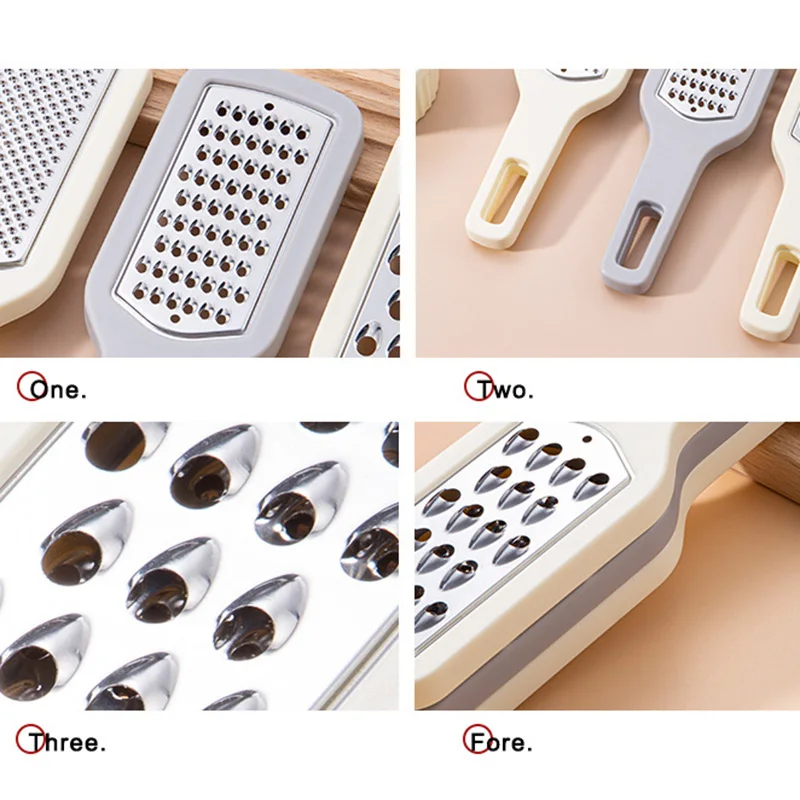 3 IN 1 STAINLESS STEEL 10” HANDHELD CHEESE GRATER | VEGETABLE GRATER