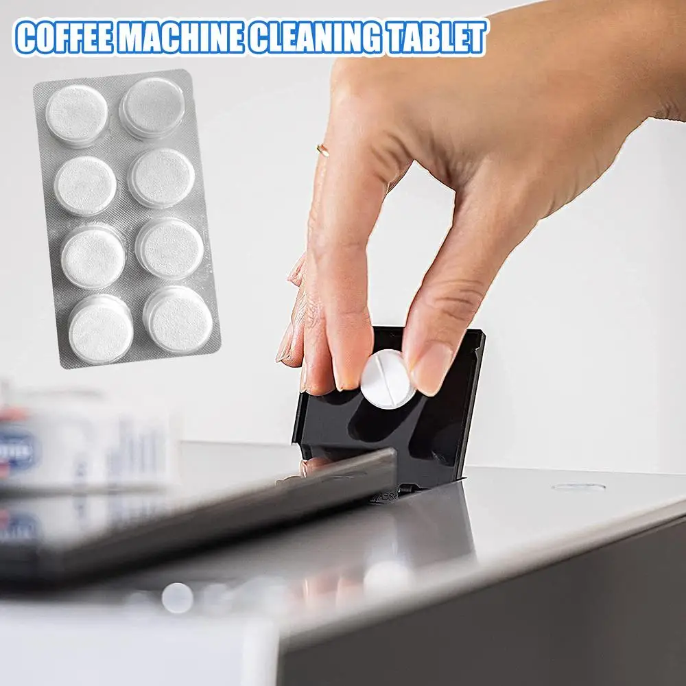 Description Picture 4 of item8 pieces Cleaning Tablets for Espresso Coffee Machine Coffee Maker Pot Descaling Tablets Home Kitchen Supplies