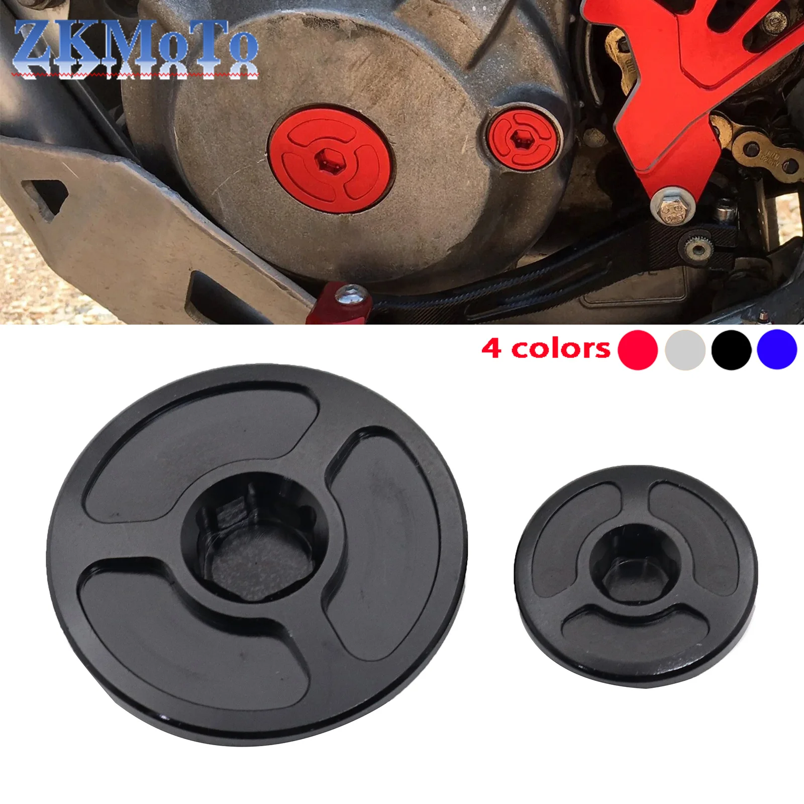 Motorcycle Engine Timing Cover Cap Plug Set For Honda CRF150R CRF230F CRF250R/L/M/RALLY CRF450R/X CRF1000L 2002 2003-