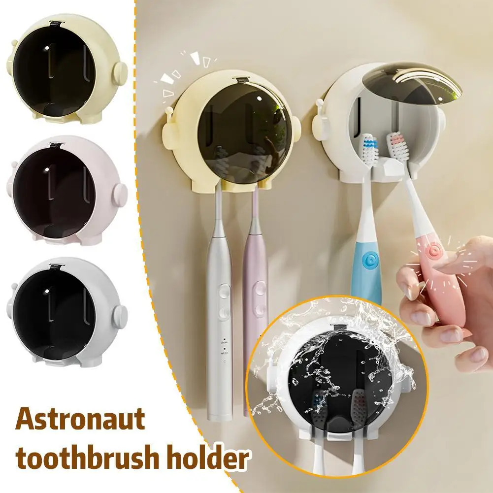 Astronaut Electric Toothbrush Holder Couple Electric Toothbrush Storage Drain Rack Household Bathroom Supplies toothbrush holder bathroom storage rack