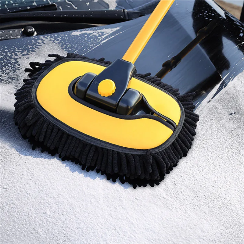 2022 New Car Cleaning Brush Car Wash Brush Telescoping Long Handle