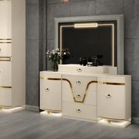 # Ensemble de meubles de chambre à coucher en MDF, lit King de luxe moderne, canapé moderne, 2024 5
