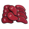 Golf Irons Head Covers 10pcs/set Two Sides Numbers Mesh Golf Iron Headcovers 5 Colours Golf Club Head Cover 5