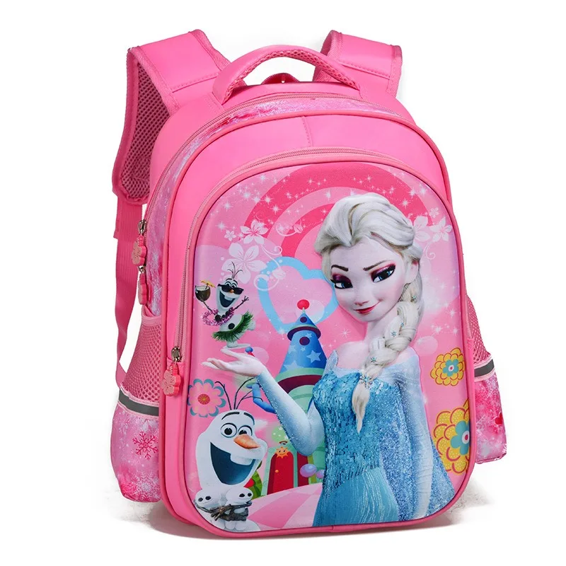 

Sofia Aisha Princess Backpack 3D Three-dimensional Elementary Girl Kindergarten High Quality Zipper Cartoon Children's Schoolbag