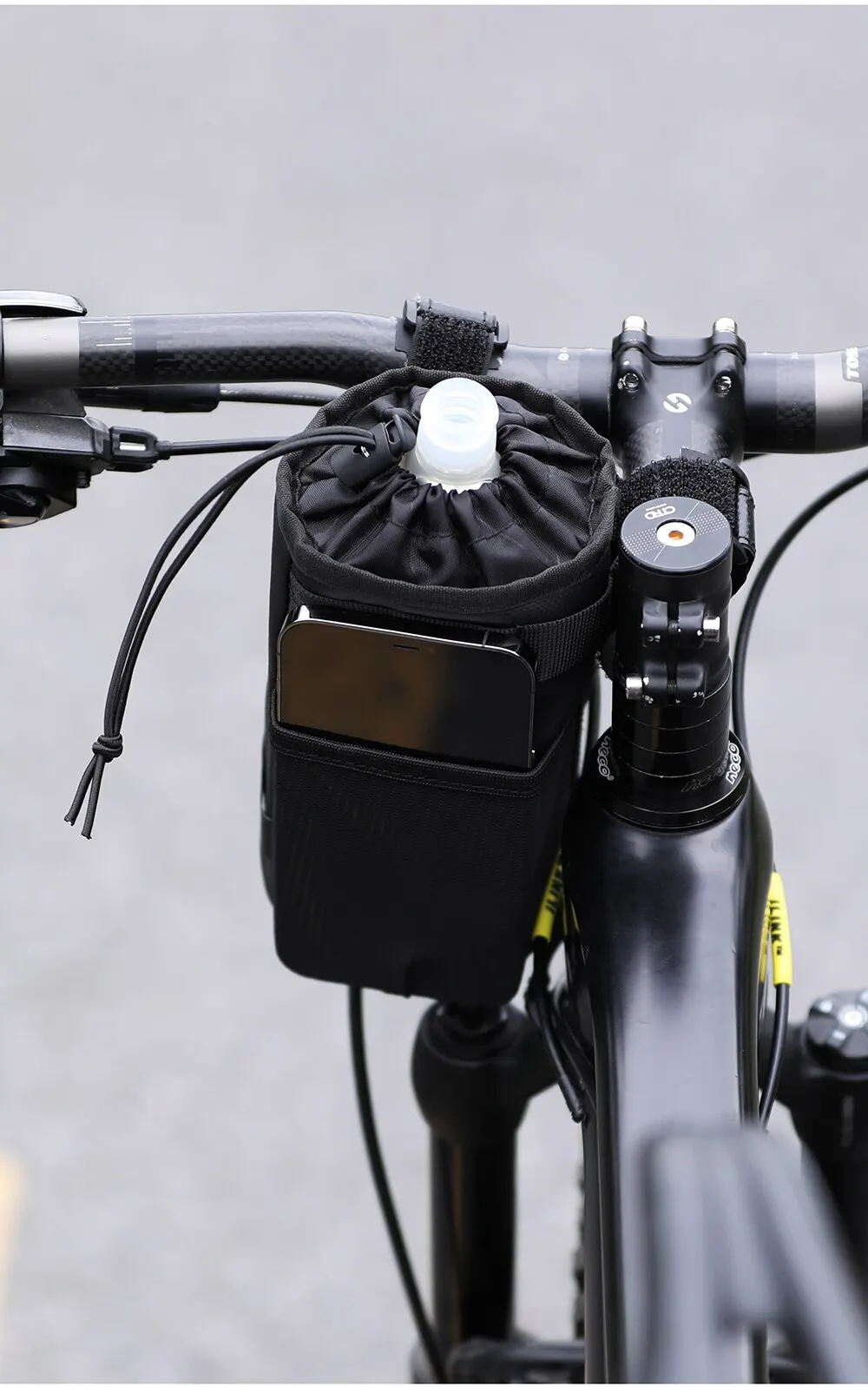 Rhinowalk Fahrrad Flaschenhalter Radfahren Wasserflasche Trägertasche Isolierter Wasserkocher MTB Rennrad Lenkertasche Zubehör – Detail 7