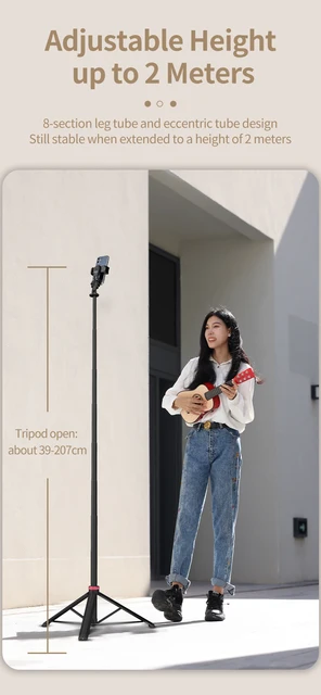 Cellulare Treppiede Supporto Smartphone Treppiede Telefono - Foto 10