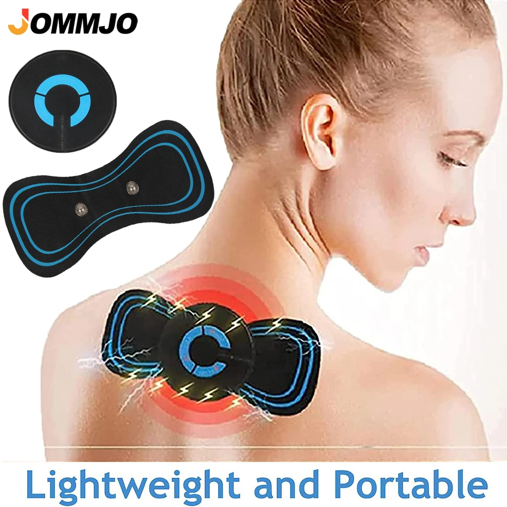 Mini Neck Massager Cervical Vertebra Mas-sager,Portable Shoulder Back Massage Mat,6 Modes Adjustable Massager for Whole Body Arm deep muscle massage system for soreness whole body relaxation fascia shoulder and neck massager meridian unblocking dms