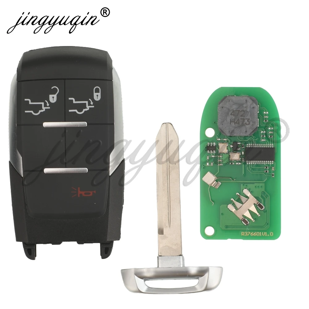 Jingyuqin Fernbedienung Auto Schlüssel 68374994 Für Dodge RAM Pickup HD 1500 2500 3500 4500 5500 2019-2024 GQ4-76T 433 MHz 4A Chip Keyless Go – Detail 4