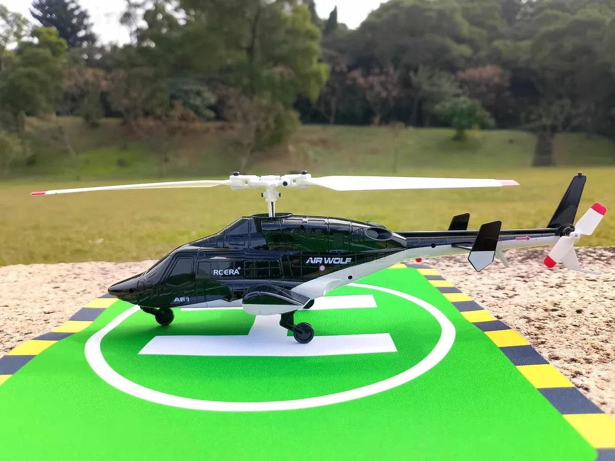 RC 에라 A61 미니 에어울프 4채널 RC 헬리콥터 2.4G 6축 자이로 안정화 고도 유지 리모컨 헬리콥터 장난감 (어린이/성인용)