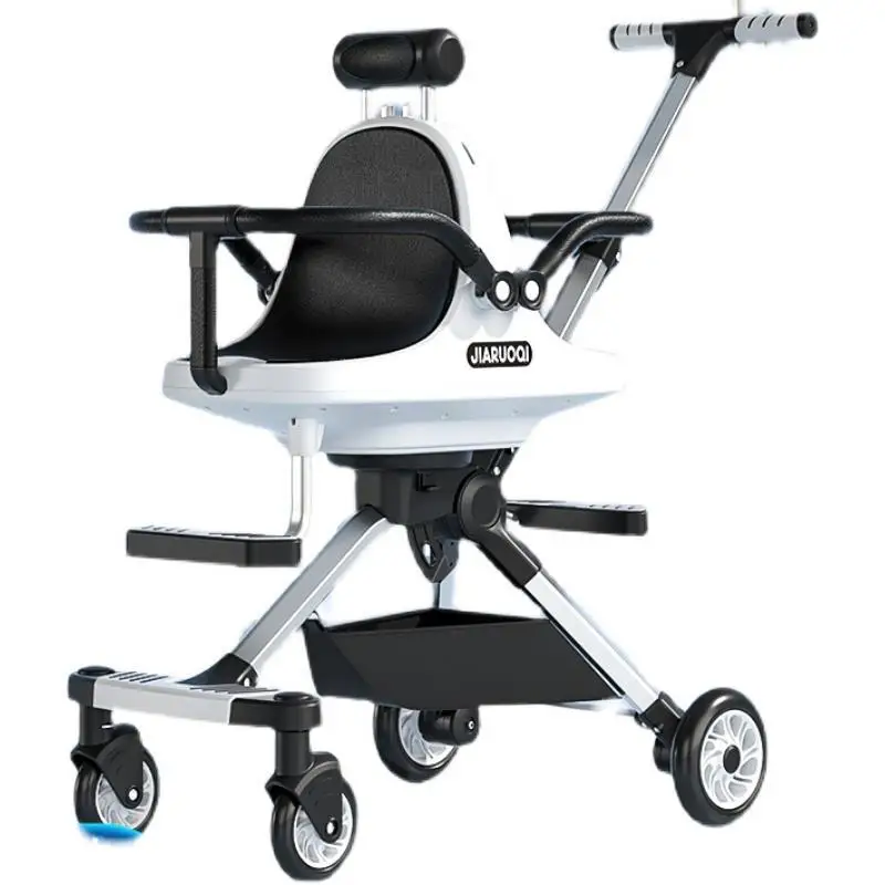 

Baby stroller high view baby walking artifact double aluminum alloy portable folding child twins walking artifact