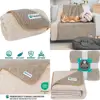 Waterproof Dog Blanket, Leakproof Puppy Blanket for Small Medium Dog, Furniture Sofa Couch Cover Protector, Fleece Pet Throw In 1