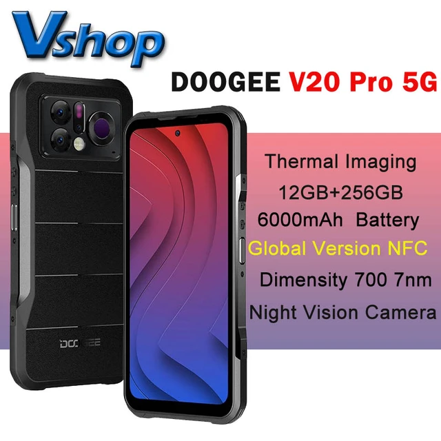 DOOGEE® V20 Pro 1000m high precision thermal imaging 5G Rugged Phone