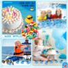 100 Pcs Mini Rubber Ducks Wholesale Yellow Rubber Duck Toy Rubber Tub Toys Squeak and Float Ducks Party Favors 6