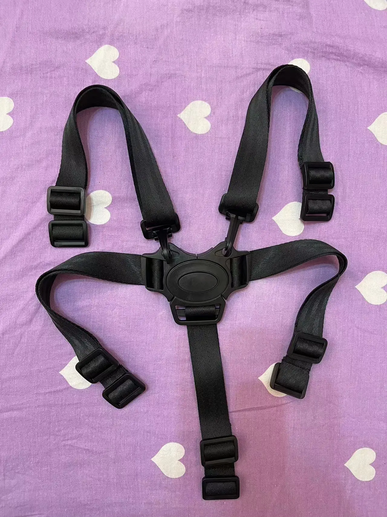 Replacement Stroller Shoulder Harness Straps & Hook Clips - Safety Straps  For Baby Toddler Stroller Seats