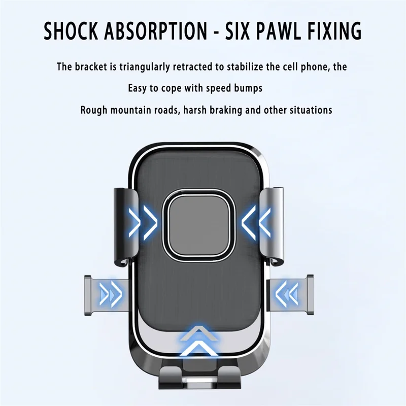 Premium Moto Bike Phone Holder - One-Hand Operation & 360° Rotation for Motorcycles and Scooters