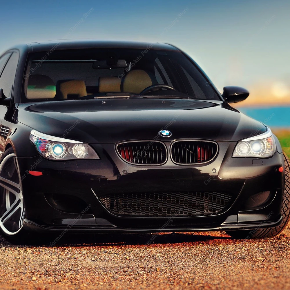 Performance Paraurti Anteriore Lip Spoiler Splitter Diffusore Per Bmw E60 M5 2004-2010 Originale M5 Paraurti Retroft Bodykit Tuning