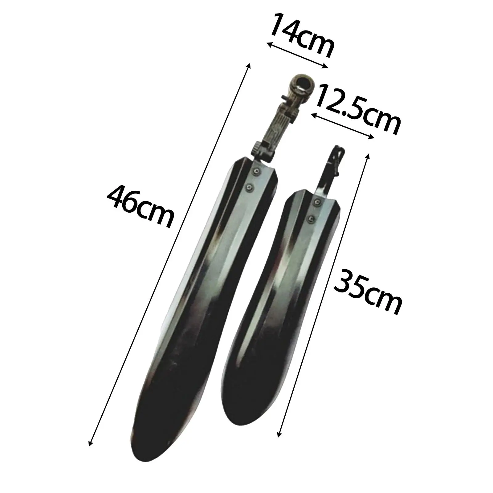 Generic Bicycle Mudguards Easy to Install DIY Accessories Bike Set