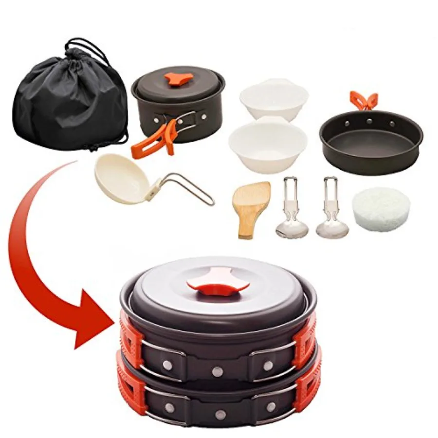 12-Piece Camping Cookware 3