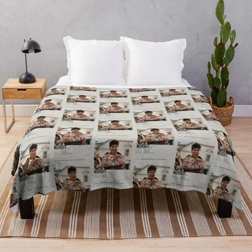 

Norbit Movie Sticker Throw Blanket Thin cosplay anime Fashion Sofas Multi-Purpose Blankets