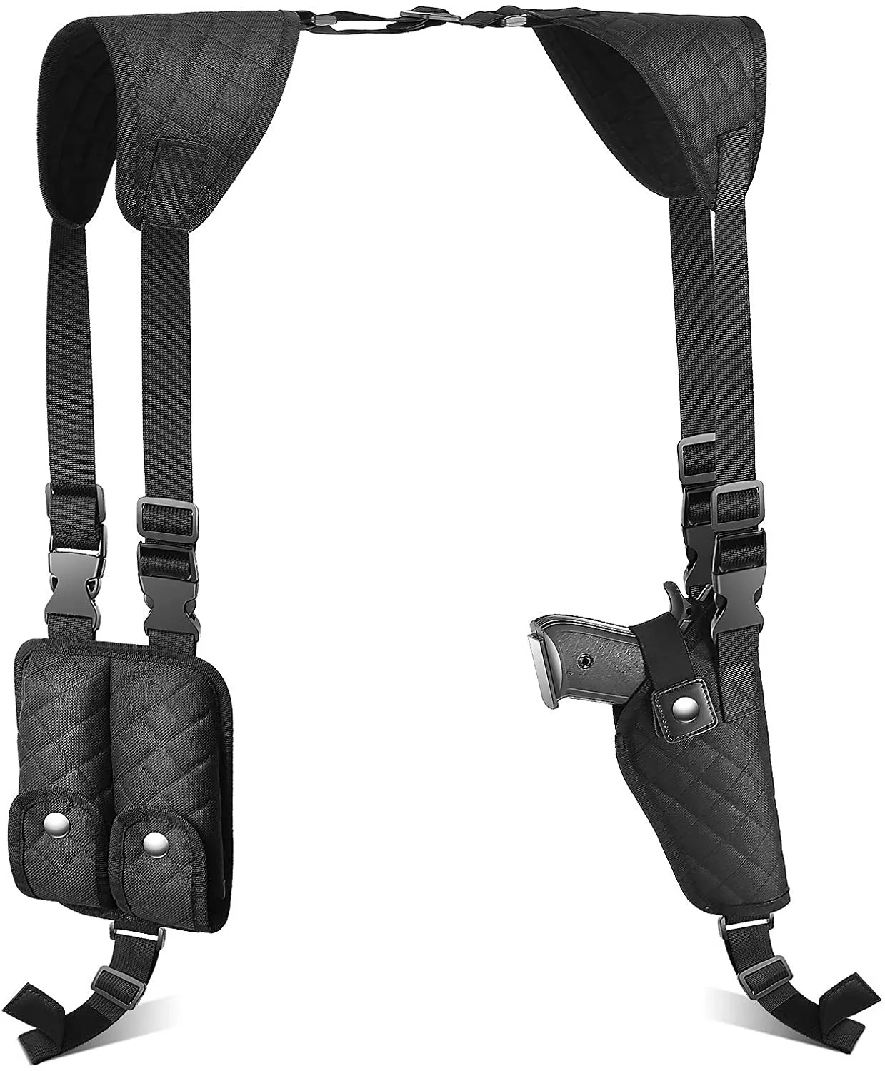 Borsa Fondina Tattica Nascosta Per Pistola – Porta Armi A Vita – Universale Nera