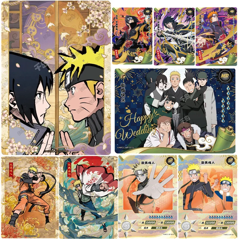 

Kayou Naruto XR Card Uzumaki Naruto Hatake Kakashi Tsunade Uchiha Sasuk Hyuga Hinata Orochimaru Anime Figure Collection Cards