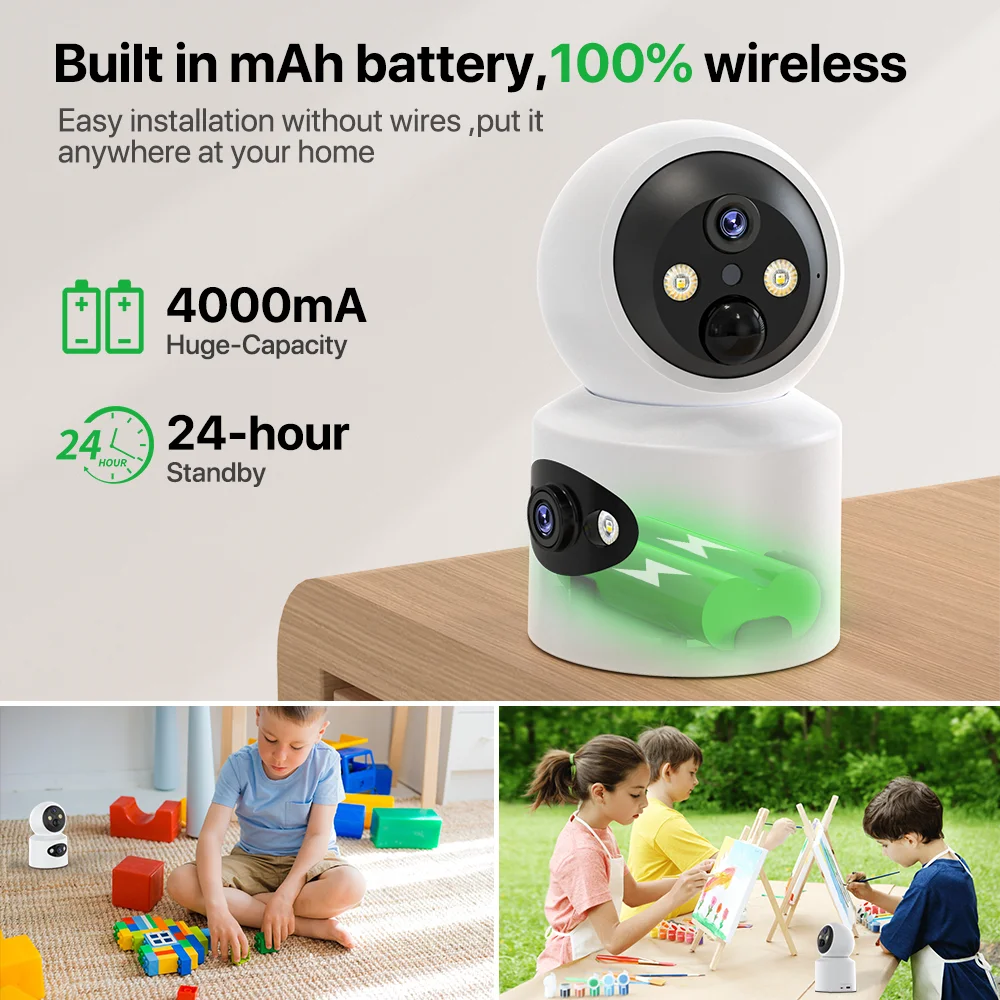  4MP 2K  ֿ  , ͸  ī޶, PTZ HD  ũ ڵ   ķ, Ȩ   iCsee