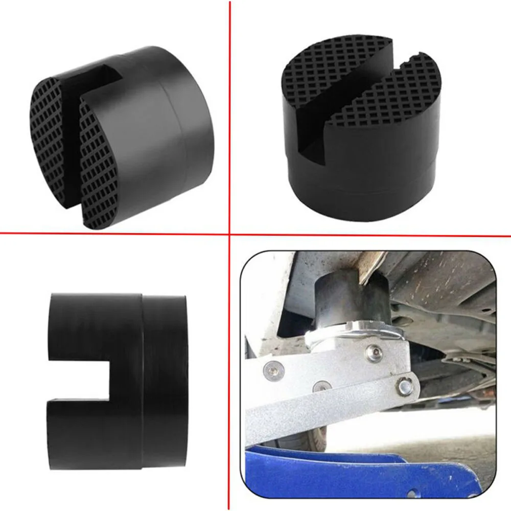 

Universal Car Rubber Support Block Pad Frame Rail Slotted Adapter Hydraulic Floor Jack Guard Protector Tire Accessories