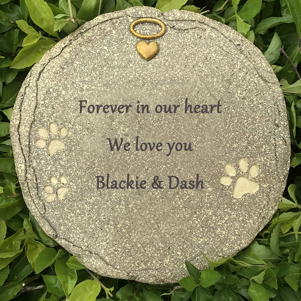 Personalized Pet Grave Markers Memorial Stones, Memorial Plaque for Pets, Dog, Cat, Sympathy for Pet Lost Gifts