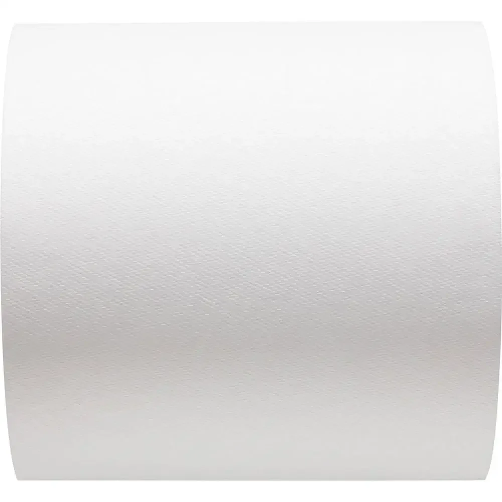 Strong Absorbent White Paper Towel Roll 1 Ply 6 Rolls/Carton USDA Certified Biobased Multipurpose Cleaning Towel
