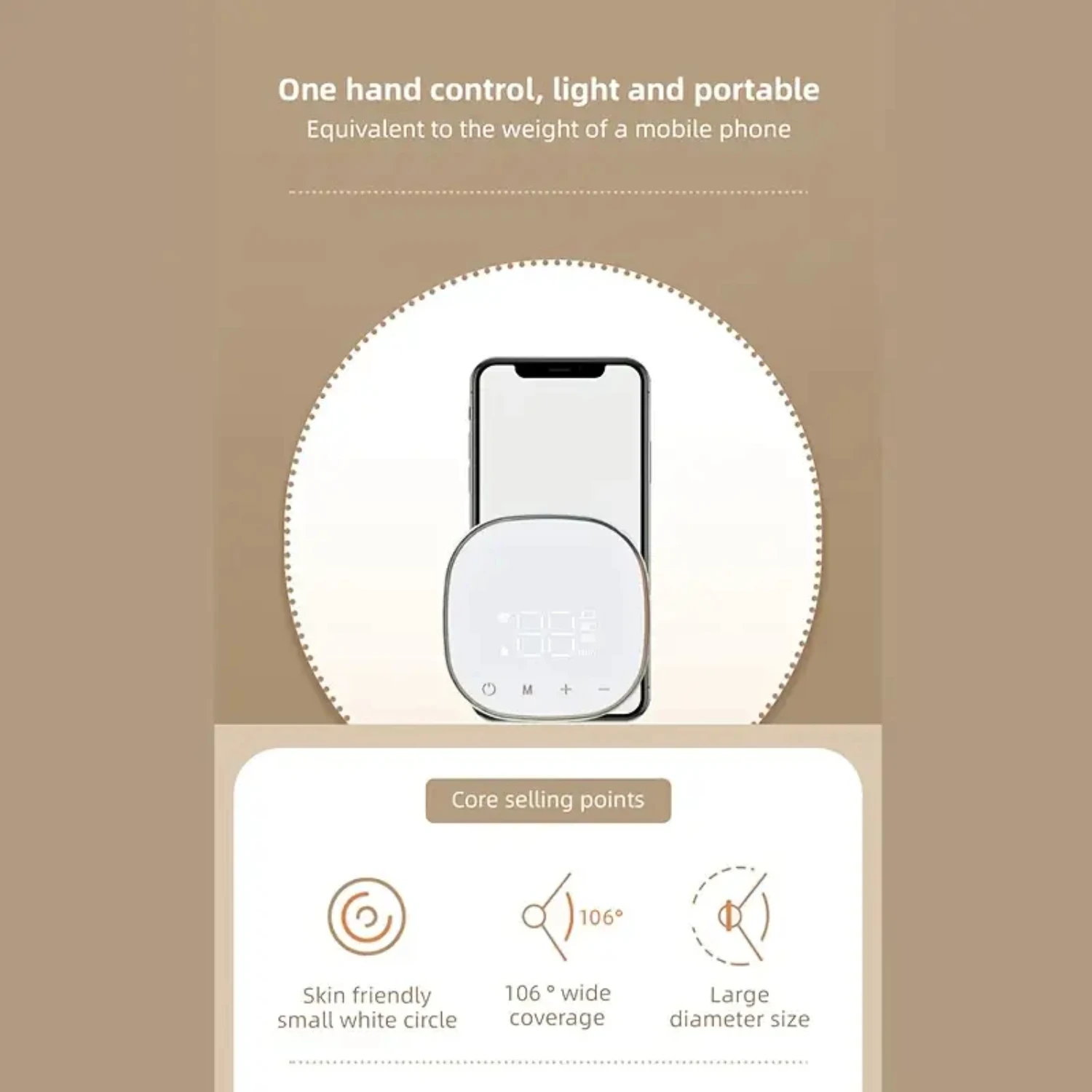 Super Family Electric Breast Pump, LED Display Hands-Free Portable Milk Extractor, 3 Modes Silent Automatic Milker
