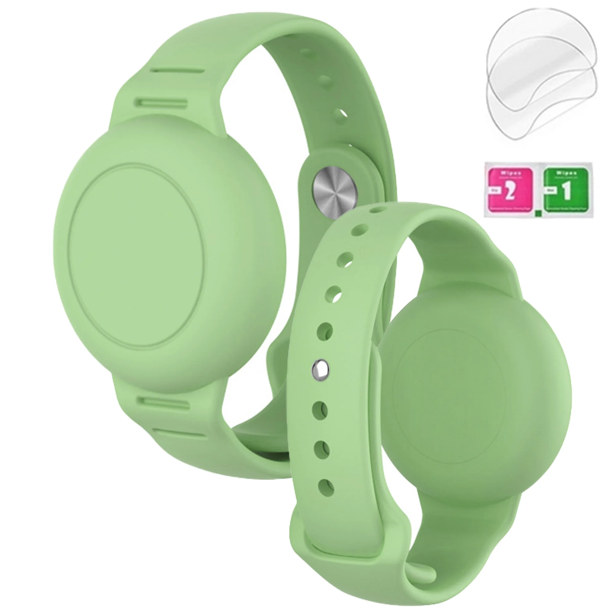 Silicone Anti-Removal Airtag Holder - Secure, Hidden Design for Kids, Pets, and Luggage