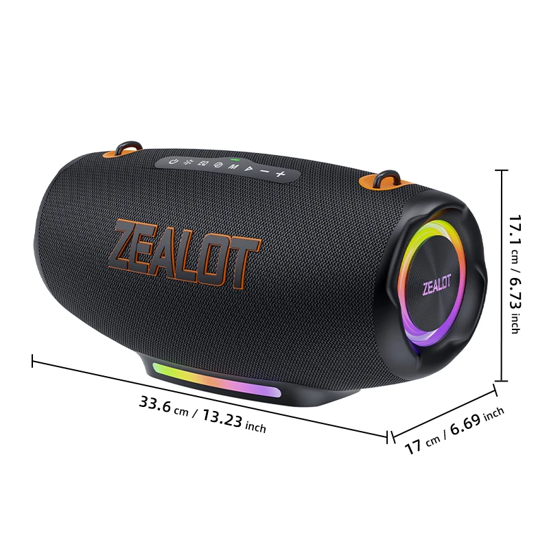 ZEALOT ZEALOT S127 100W Wireless Speaker, Outdoor Portable