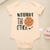 Can't Have One Without The Other Twin Baby Boys Clothes Bodysuits Cute Print Fashion Newborn Onesie Summer Ropa De Bebe Niña 5