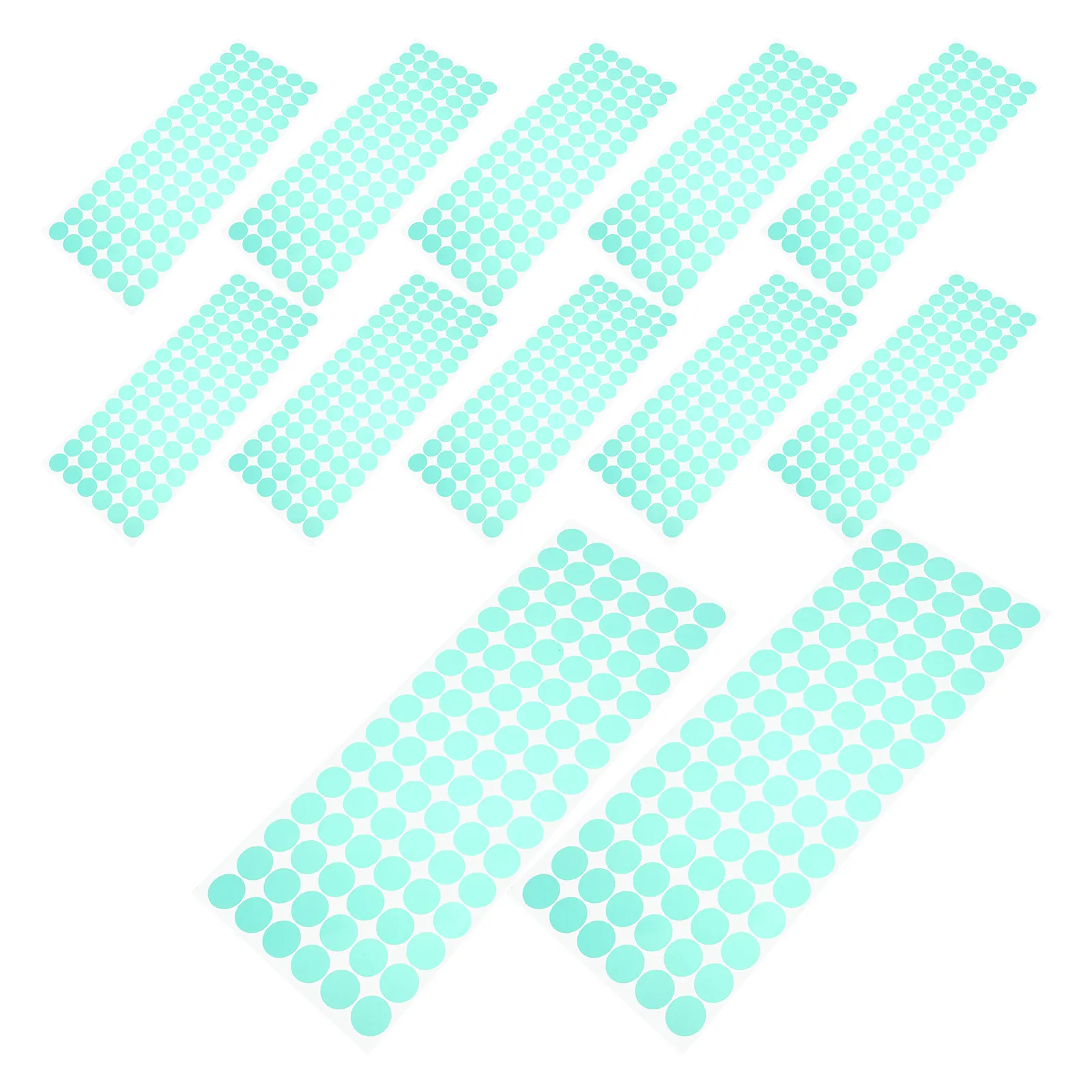 1000Pcs 고온 마스킹 테이프 녹색 애완 동물 내열성 접착 디스크 분말 코팅 스프레이 페인팅 절연 테이프