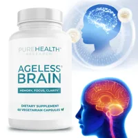 Ageless Brain - Niacin, Vitamin B6 -Memory, Focus, Boost Brain Health, Learn and Concentrate