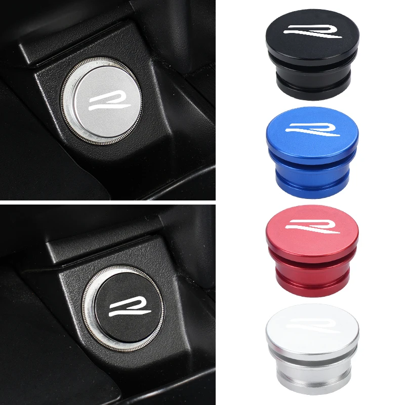 Premium Metal Car Cigarette Lighter Dustproof Decorative Cover Accessory