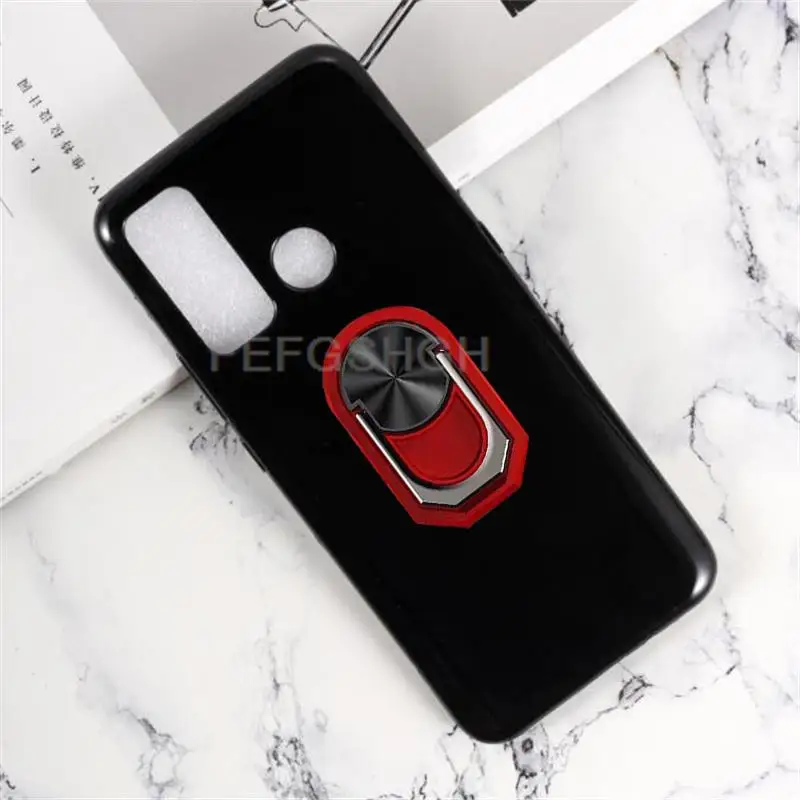 Cover For Phone Cases With Ring On Back For Tecno Pouvoir Lc7