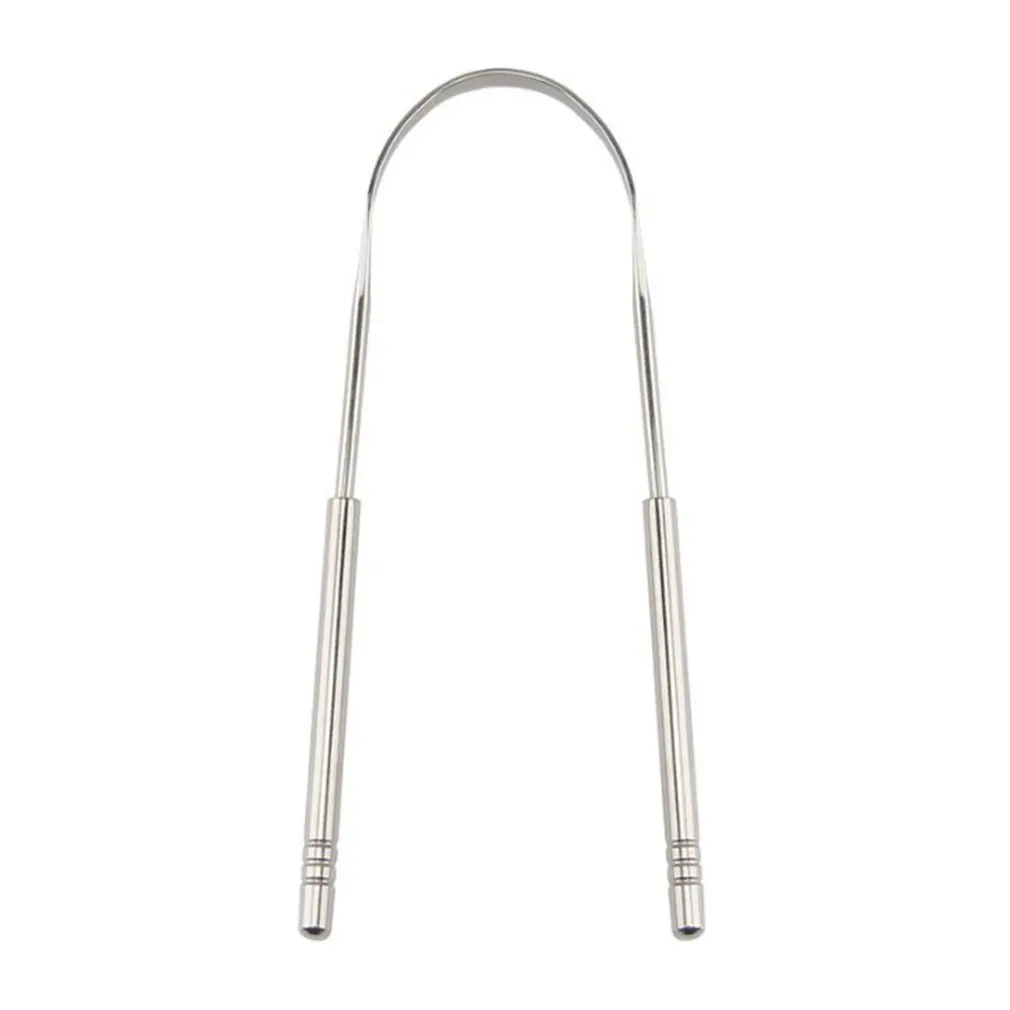 U shaped tongue scraper tongue cleaning brush tongue brush stainless