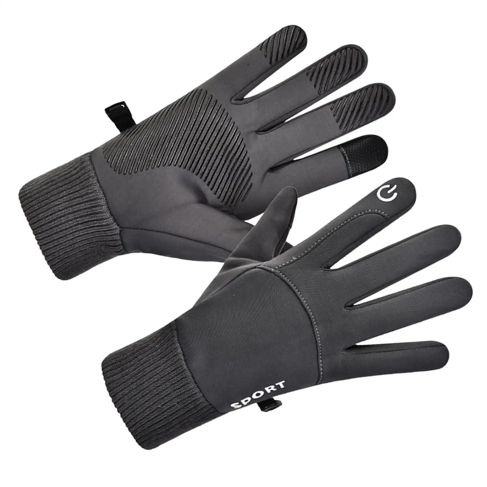 Warm Gloves Soft Windproof Cycling Gloves for Camping Skating Riding Skiing