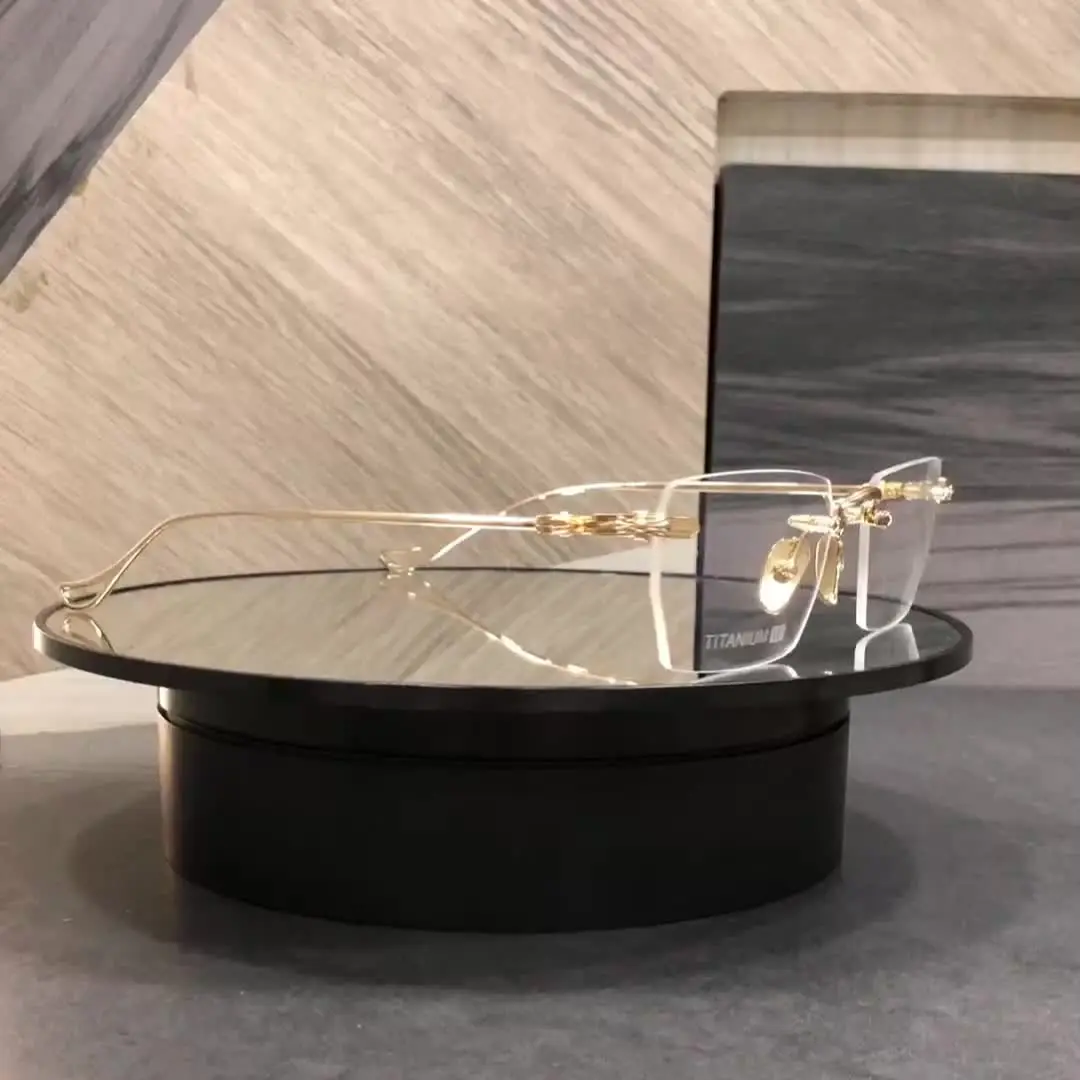 Титановые безрамочные очки NoEnName_Null