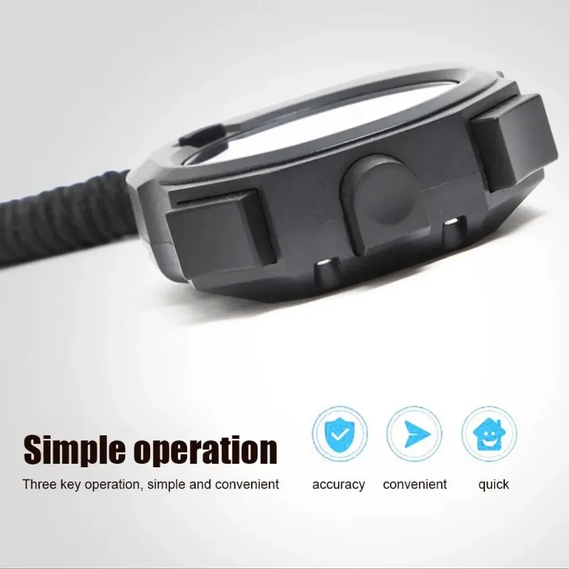 Multi-Function Digital Stopwatch Waterproof Countdown Timer Handheld Chronograph for Coaches Swimming Running Sports Training