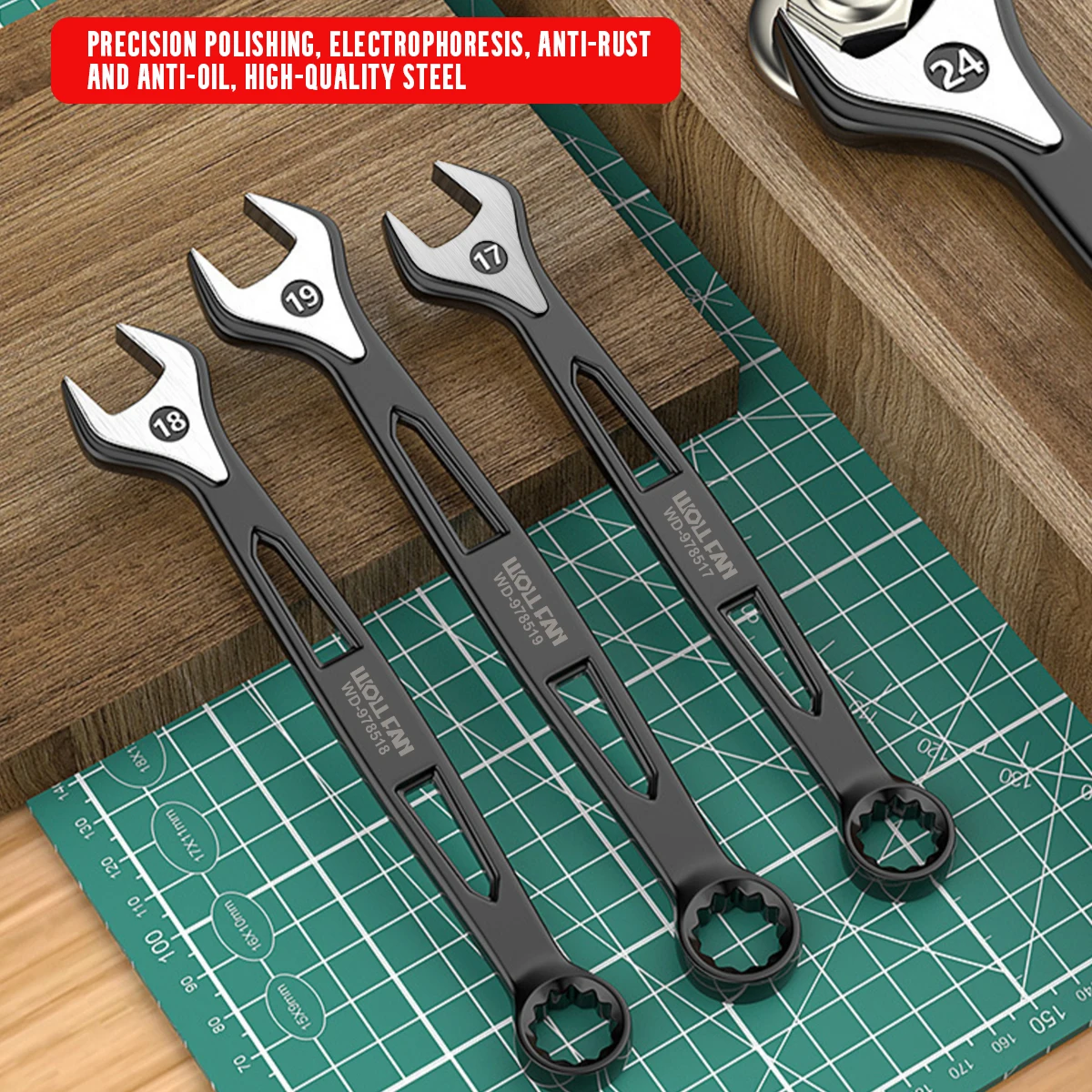 17/18/19/20pcs Complete Metric Combination Wrench Set, 6-32mm Ideal for General Household, Garage, Workshop, Auto Repairs