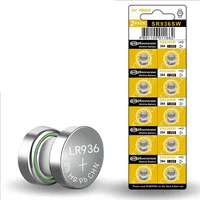 2-50PCS 1.55V AG9 50mAh Button Cell LR936 394 SR936SW CX194 LR45  G9A 194 394A SR936 L936F Cell Coin Watch Toys Remote Battery - Image 2